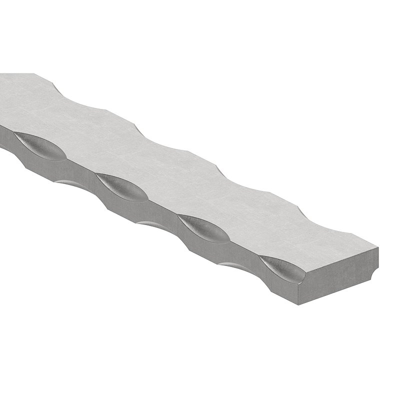 Flacheisen S235JR, 25x8mm, L: 3000mm