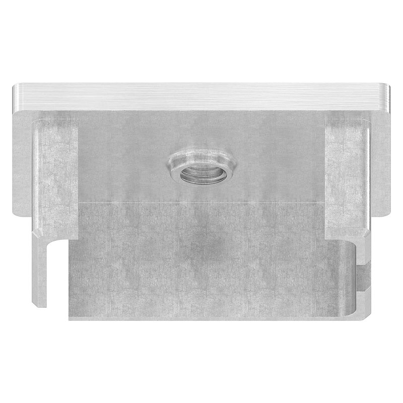 Einsteckkappe, für Rohr 60x40x3,0mm mit M8 Gewinde, V2A