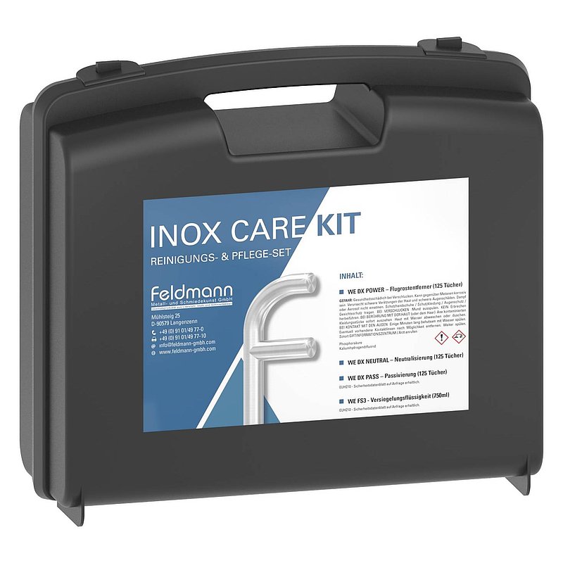INOX CARE KIT − Reinigungs- & Pflegeset für Edelstahl
