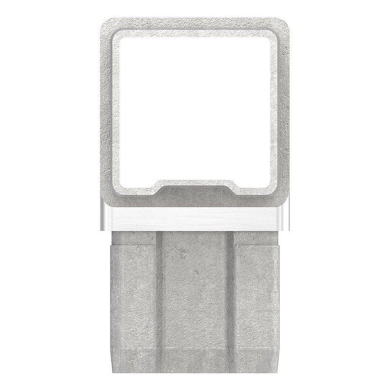 T-connector for tube 40x40x2.0mm