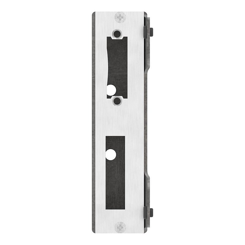 Gâche de serrure rectangulaire, avec entraxe 72mm, à souder, 40mm, acier