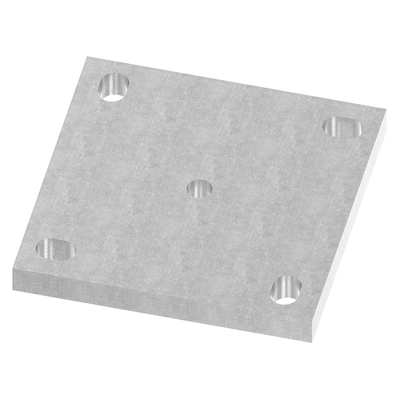 Plaque d'ancrage 150x150x15mm