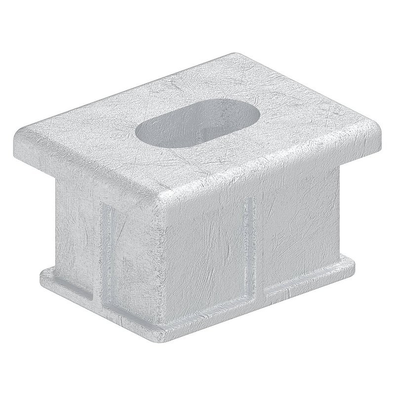 Bodenhülse zum Einbetonierem, blank