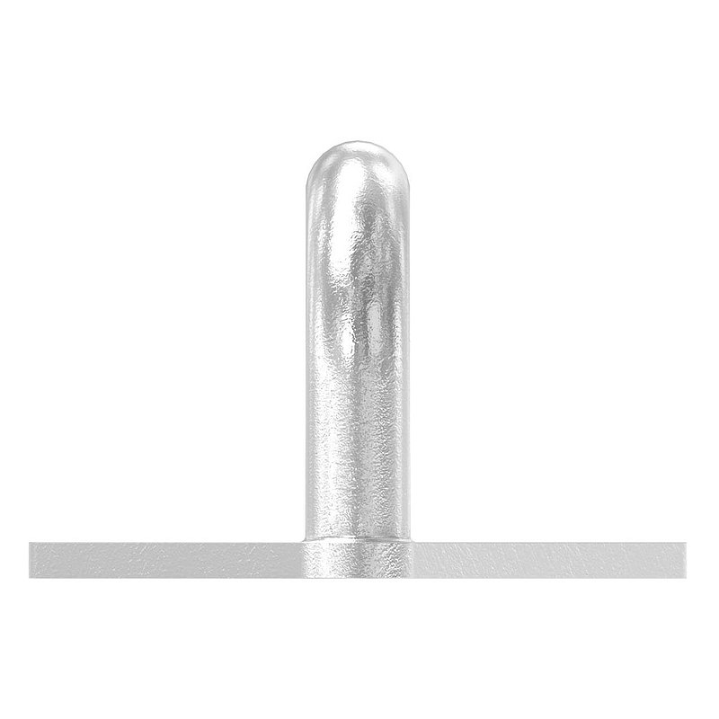 Fixing eyelet with square plate AISI316
