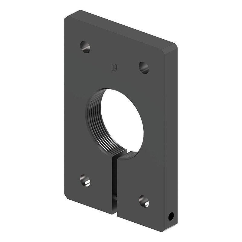 Montageplatte eckig 65x100mm