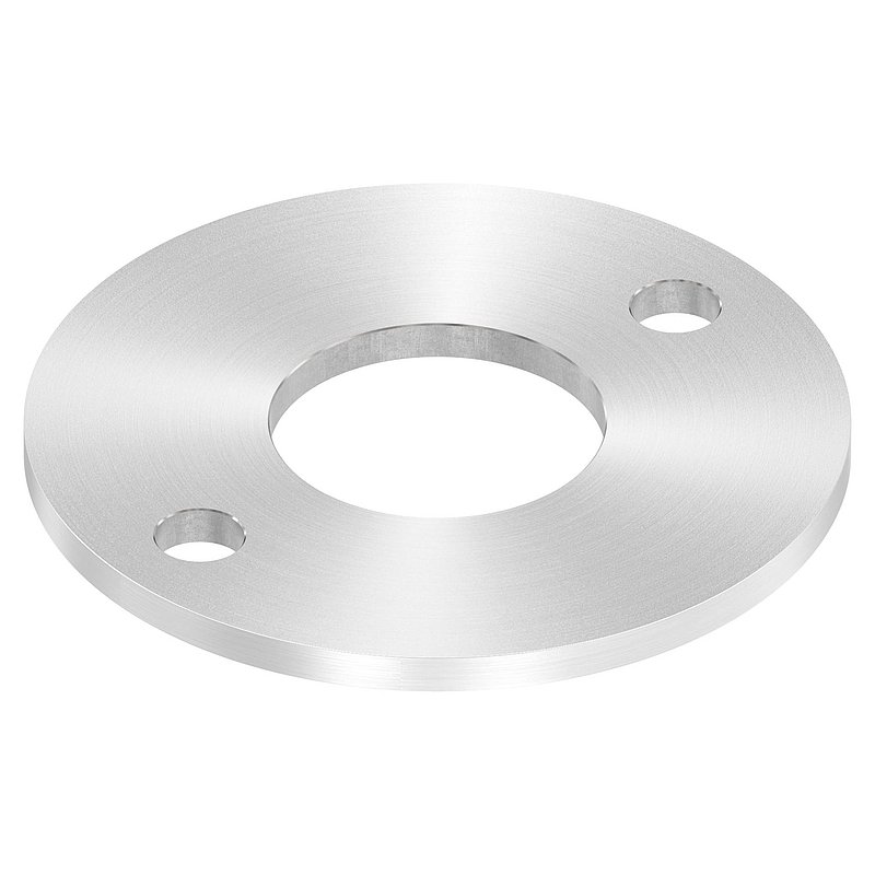 Ankerplatte Ø 120x6mm, mit Rundschliff, V2A