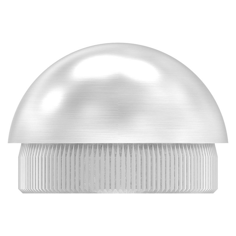 Rohrabschlussstopfen, für Rohr 48,3x2,5mm, V2A