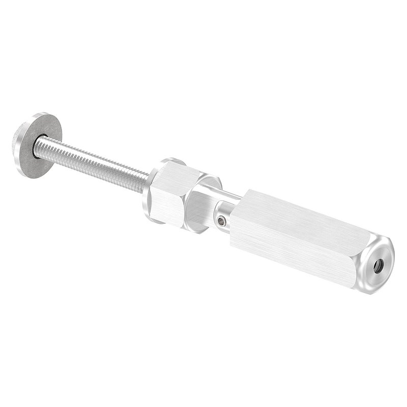 Embout fileté à monter soi-même avec articulation, pour câble 5mm, V2A