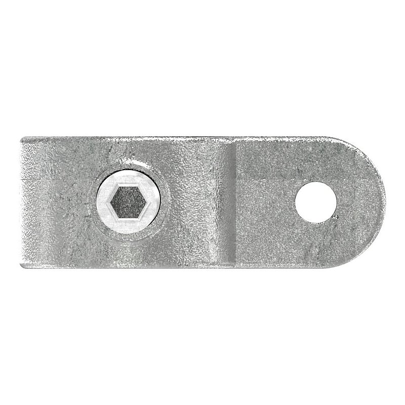 Halter mit 2 Laschen, 90°, für Rohr Ø 42,4mm