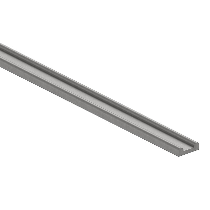 Hespeneisen S235JR, 25x8x4mm, L: 6000mm