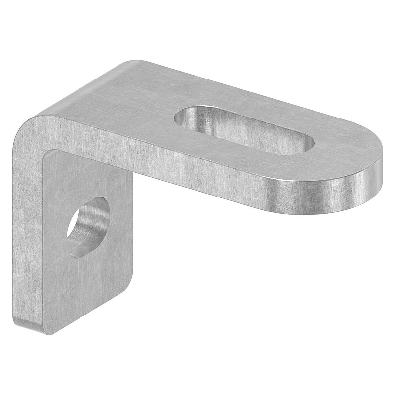 Winkel-Anschweißlasche, 60x40x25x6mm