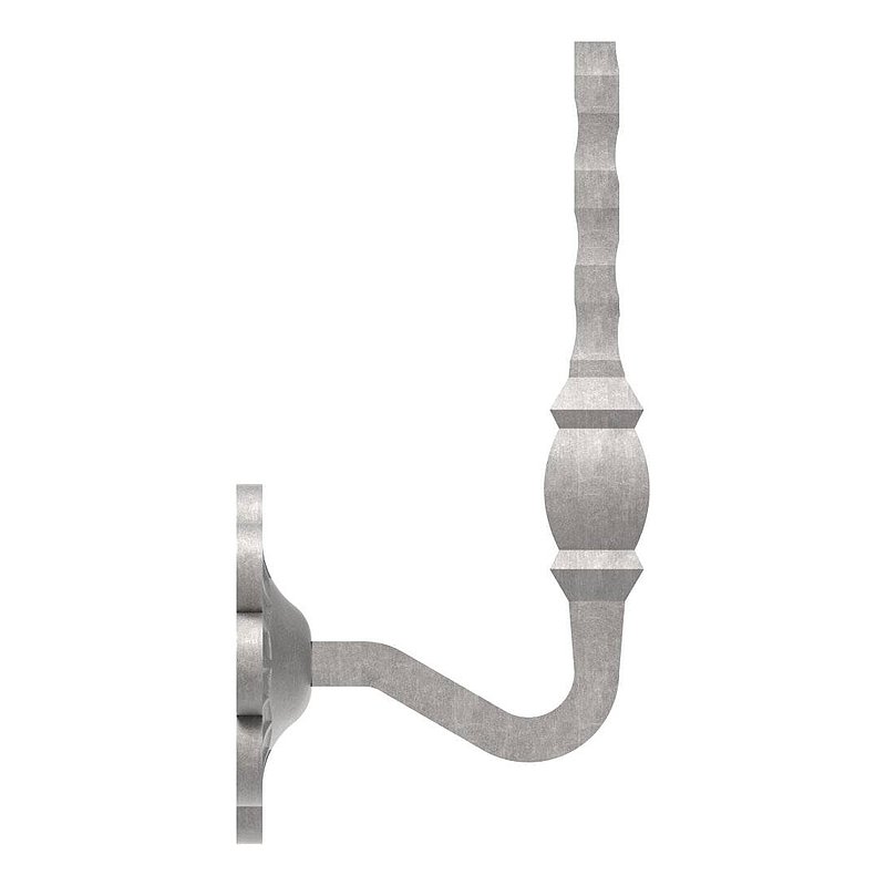 Handlaufträger mit Ronde 93mm, flach