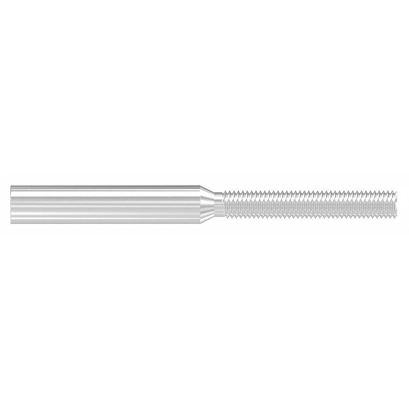 Gewindeterminal für Seil 8mm, V2A