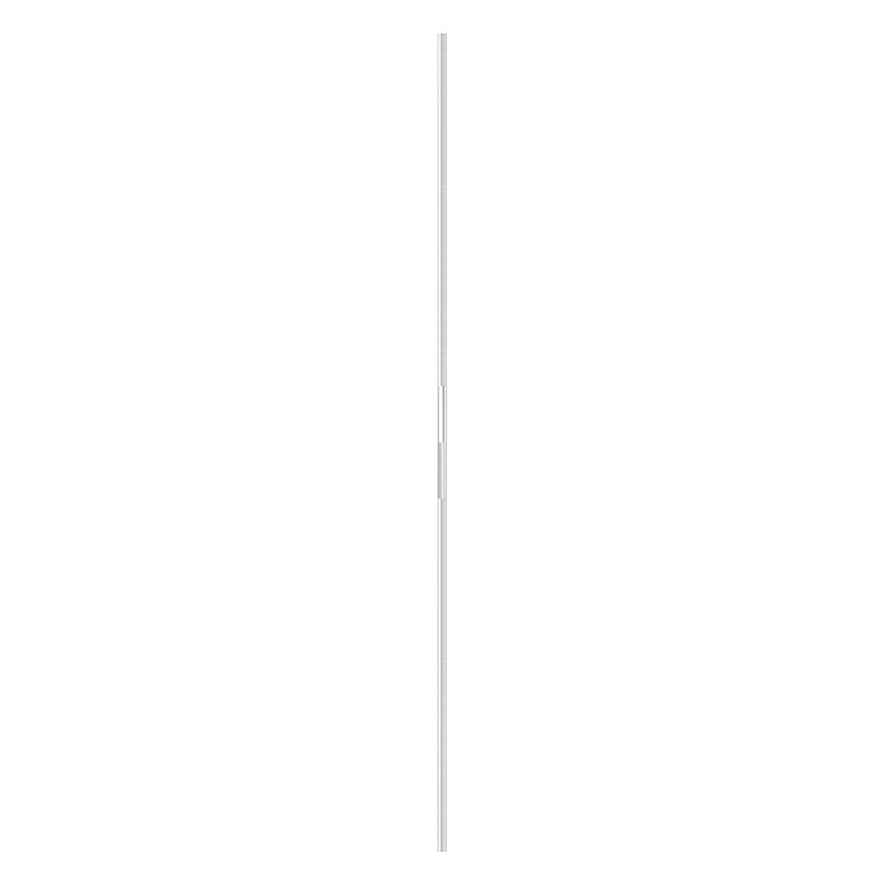 Decorative rod made of Ø 12mm, with square, H: 1000mm, AISI304