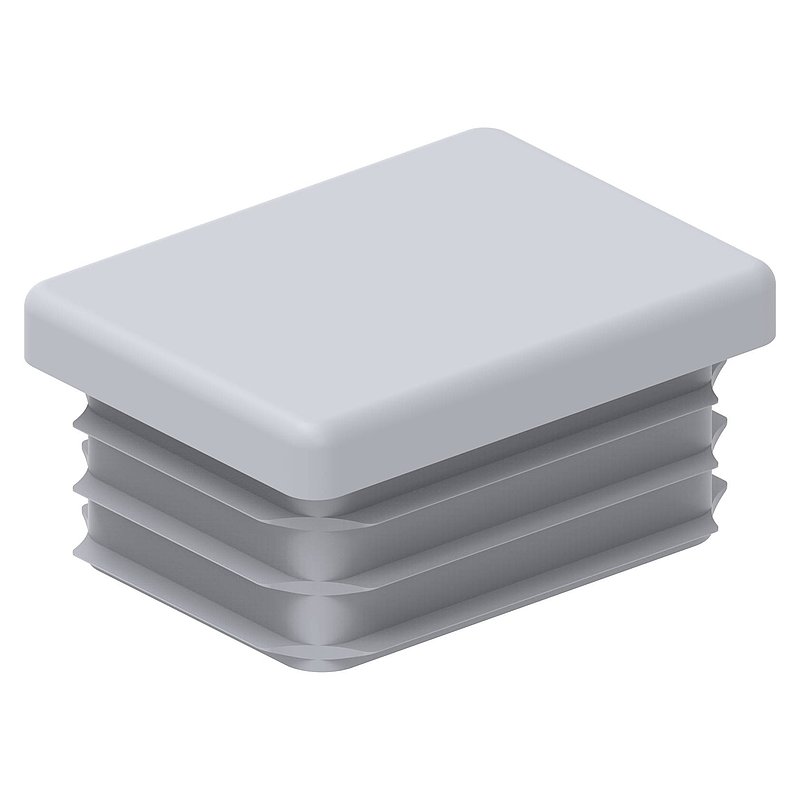 Kunststoffkappe für Rechteckrohr 40x30mm
