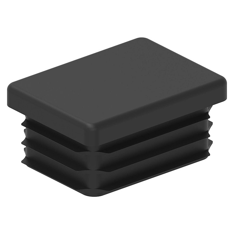 Kunststoffkappe für Rechteckrohr 40x30mm