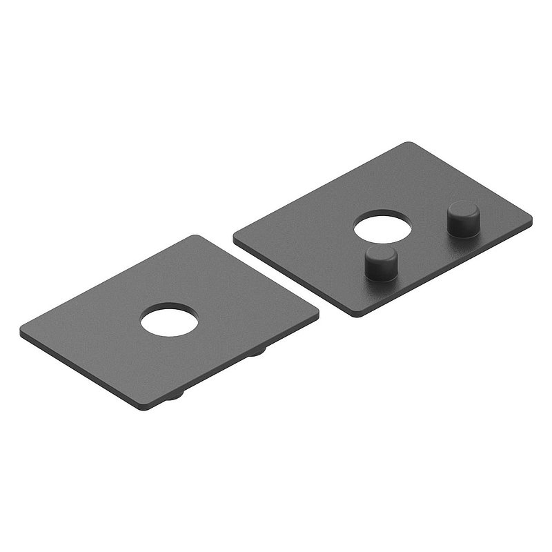 Ersatz-Abdeckplättchen für Blechhalter für Lochblechhalter Ø 32mm