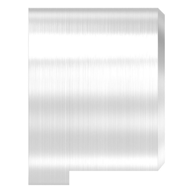 Wall mounting for slotted tube 42.4 mm, right, AISI316