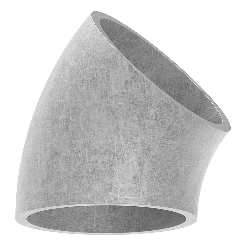 Schweißbogen 45°, 42,4x2,6mm