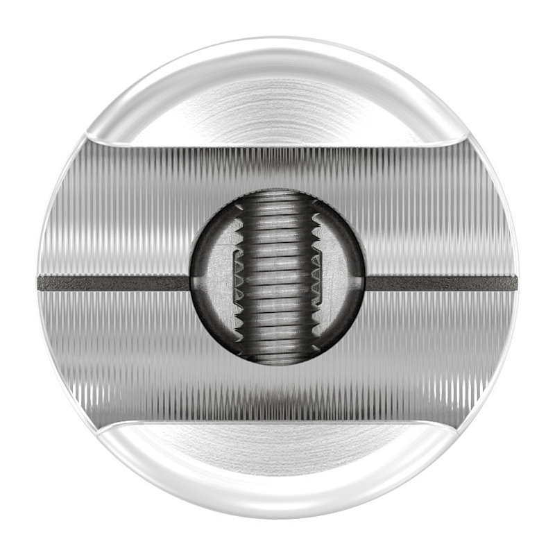 Holder for round clamping profile 18mm Connection: 33.7mm, AISI304