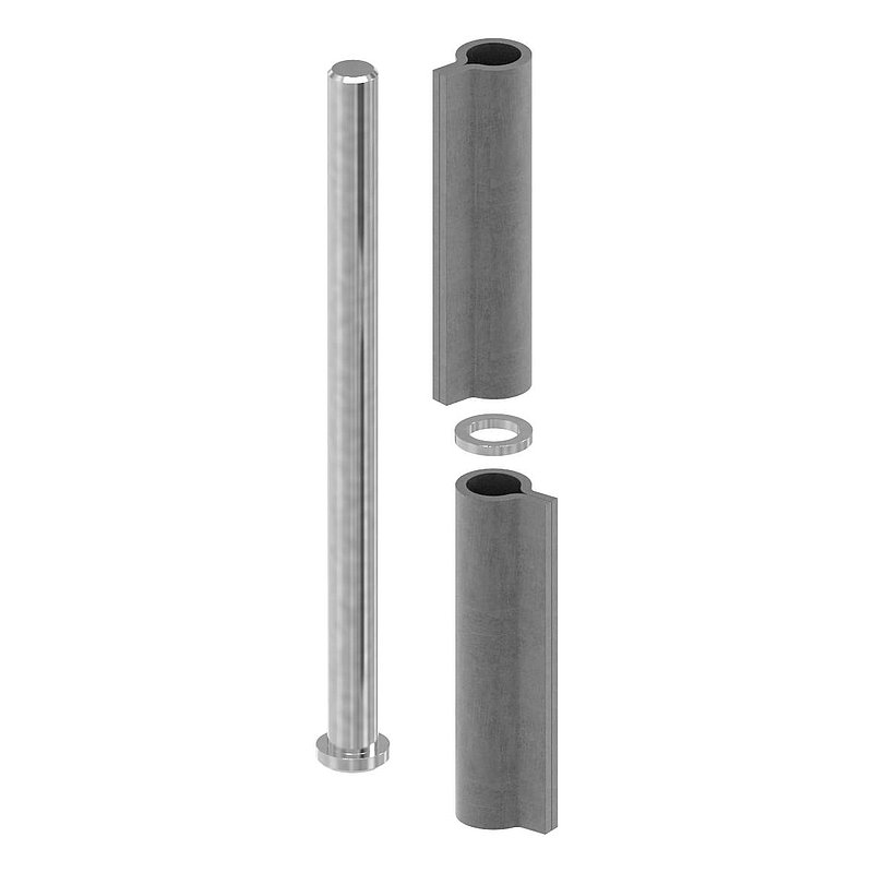 Weld-on hinge 2-piece heavy