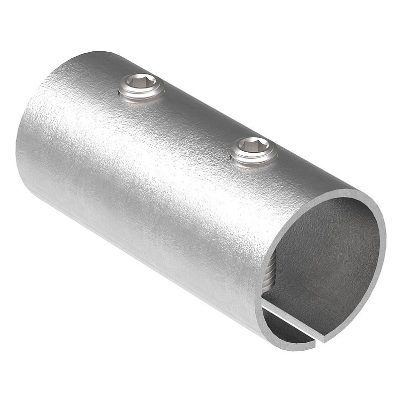 Connecting sleeve for tube 33.7x2.0mm, AISI304