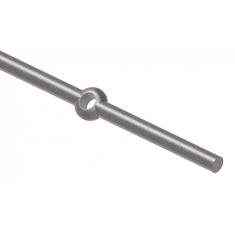 Lochleiste S235JR, Ø 14mm, Lochabstand 124mm, 2000mm
