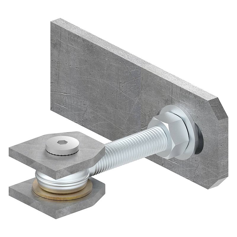 weld-on doortape M16, electro galvanized