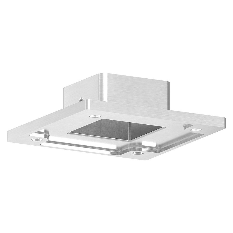 Wand- und Bodenanker, für Rohr 40x40mm, V4A