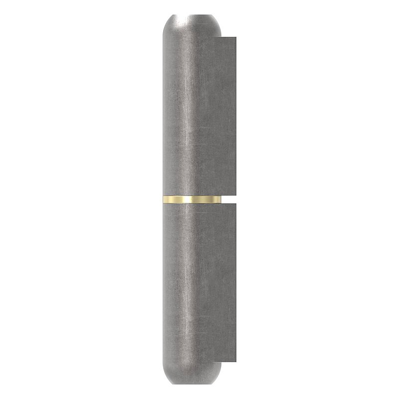 Anschweißband mit Messingring und -stift, Länge: 100mm