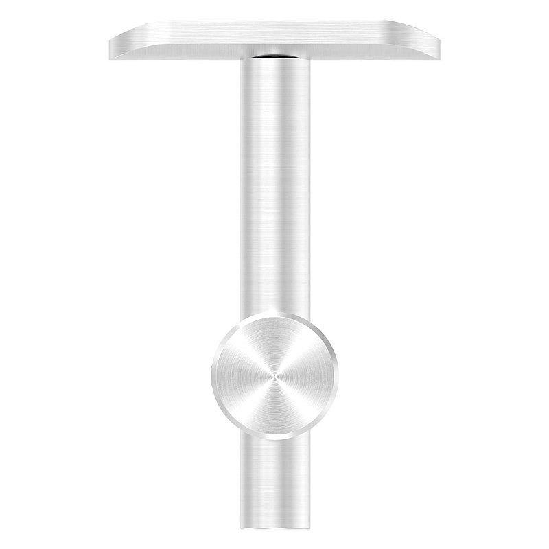 Handlaufhalter mit Handlaufanschlussplatte 42,4mm, V2A