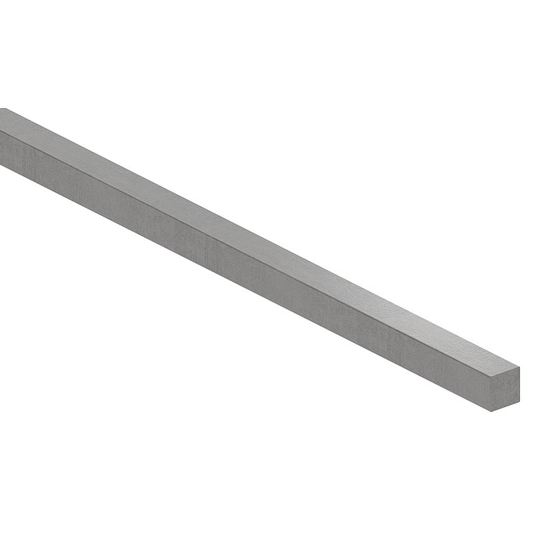 Vierkant S235 JR, 12x12mm, L: 6000mm