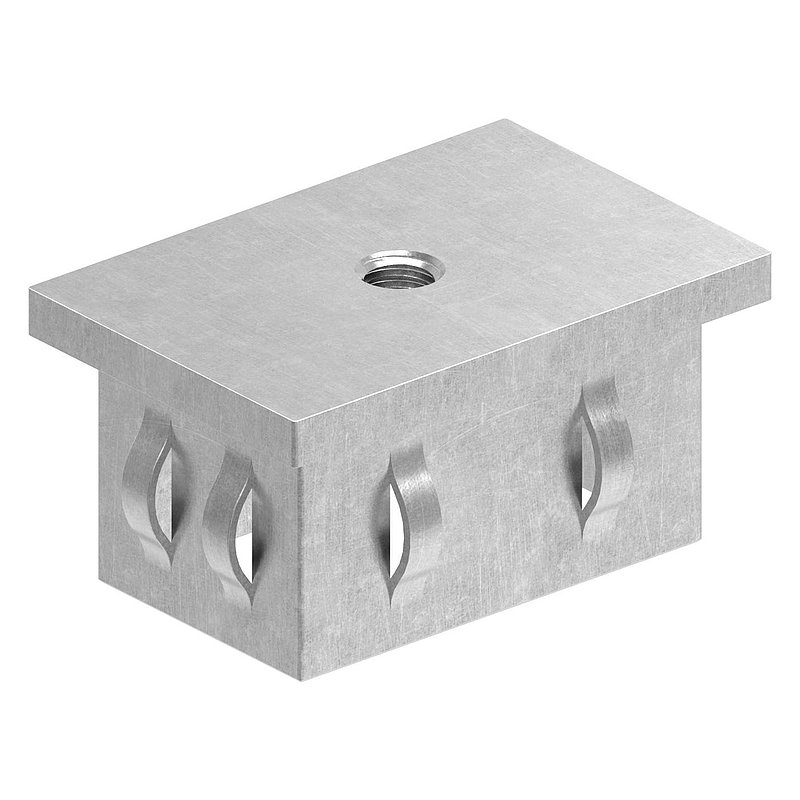 Stahleinschlagkappe, für, Rechteckrohr 60x40mm
