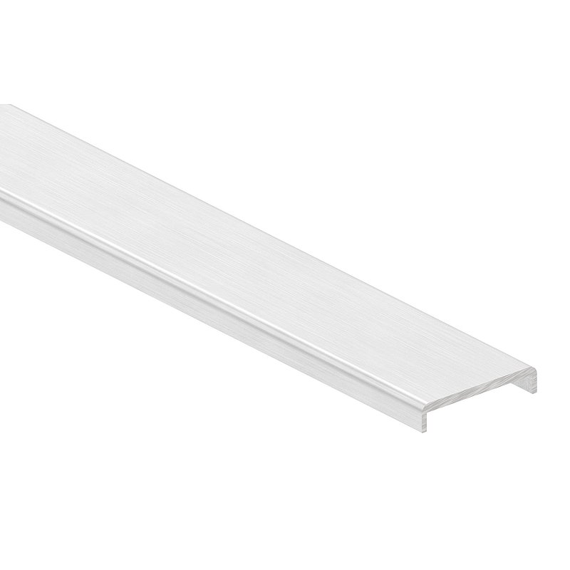 Edge protection EXTRA SLIM, for glass 24.00 - 25.52mm, L: 3000mm, aluminium E4/EV1