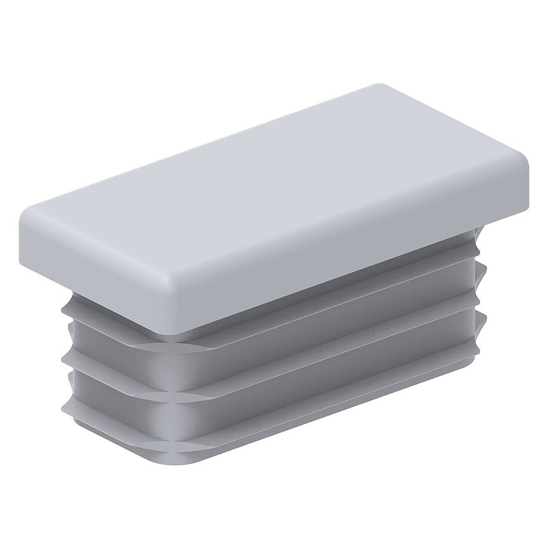 Kunststoffkappe für Rechteckrohr 40x20mm