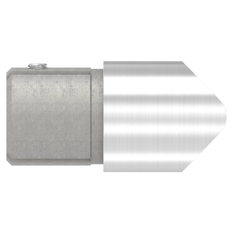 Anschlussstück 90°, Anschluss oben: 42,4mm, V2A