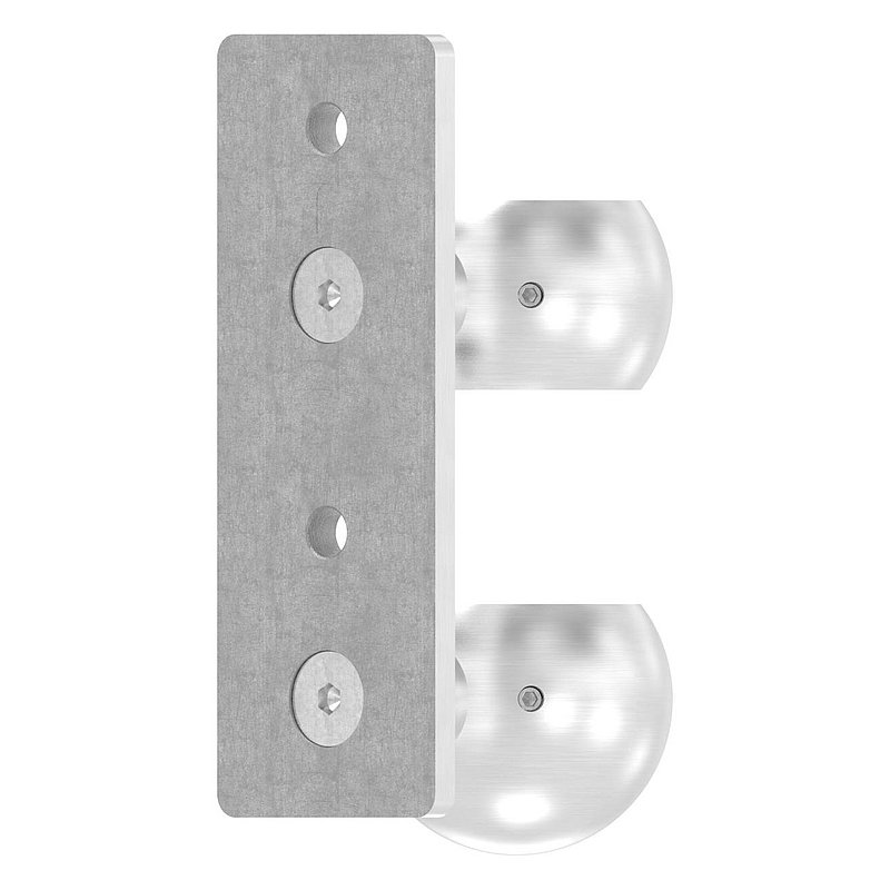Wandbefestigung für Geländerpfosten 48,3mm, V2A