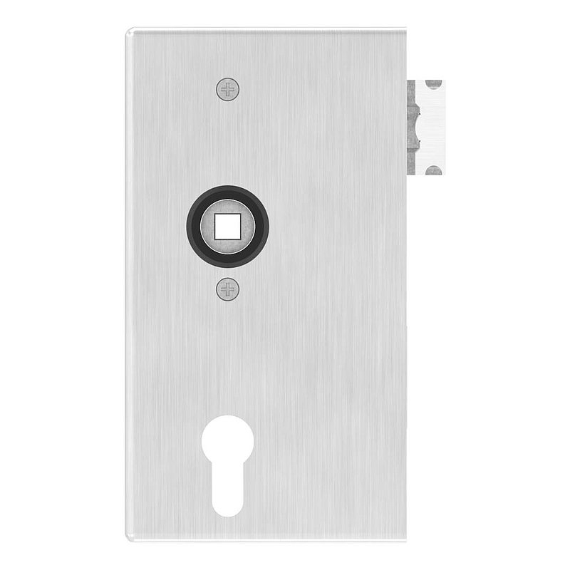 Stainless steel lock case with stainless steel lock, 40x94x172mm