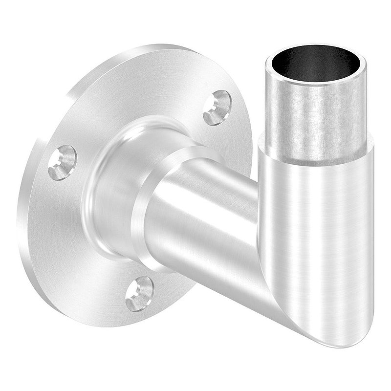 Wandhalter 90° für Rohr 33,7x2,0mm, V2A