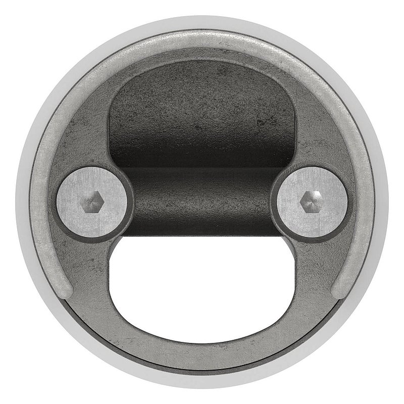 Raccord articulé pour tube à rainure LED 42,4mm, V2A