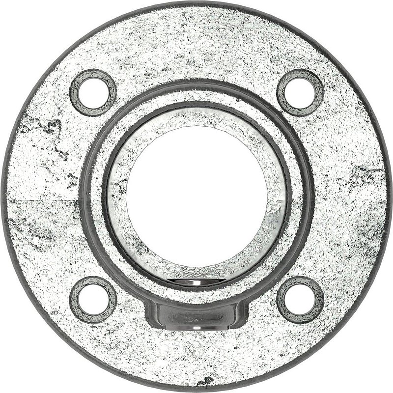 Wandhalter mit 4 Bohrungen, für Rohr Ø 42,4mm