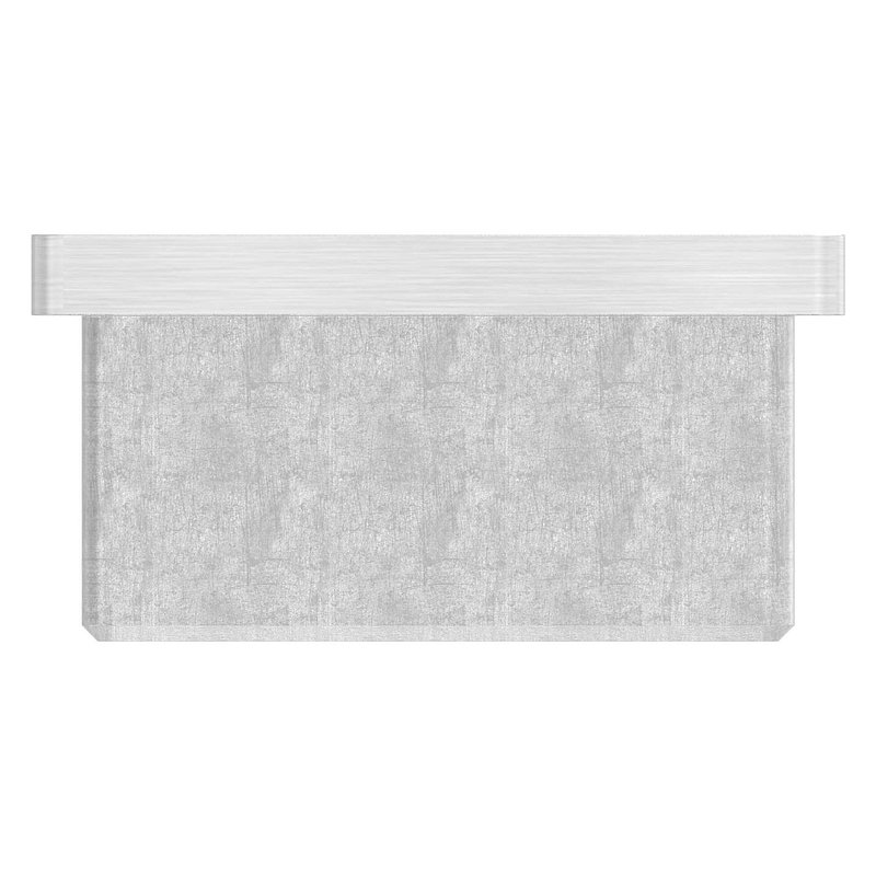 Einsteckkappe, für Rohr  50x50x3,0mm, V2A