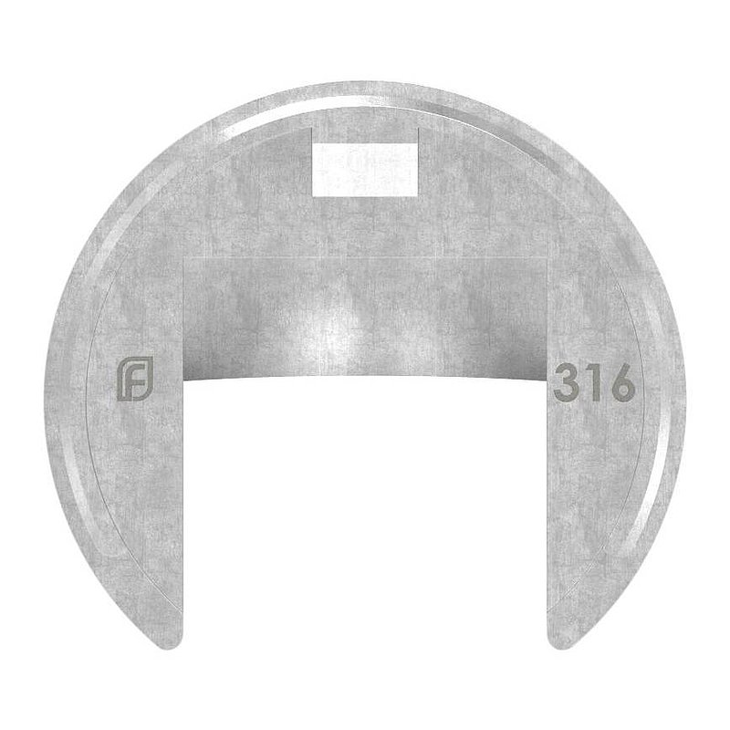 Flexible connector for grooved tube 60.3x1.5mm, AISI316