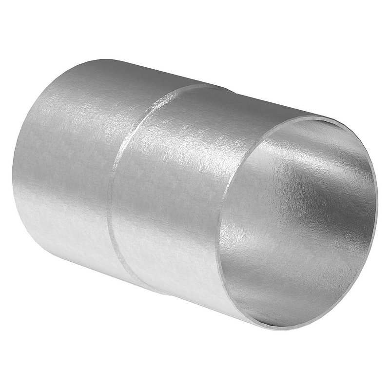 Connecting piece from 48.3x2.5mm to 48.3x2.0mm, AISI304