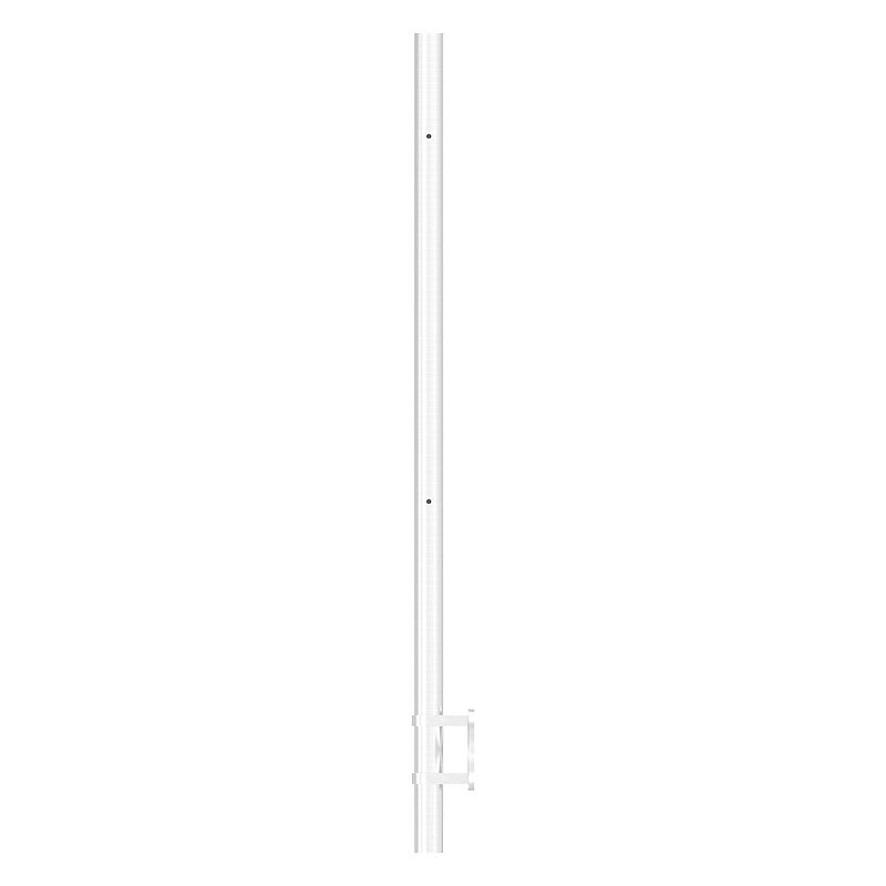 Stainless steel post AISI304 for wall mounting, H: 1190mm