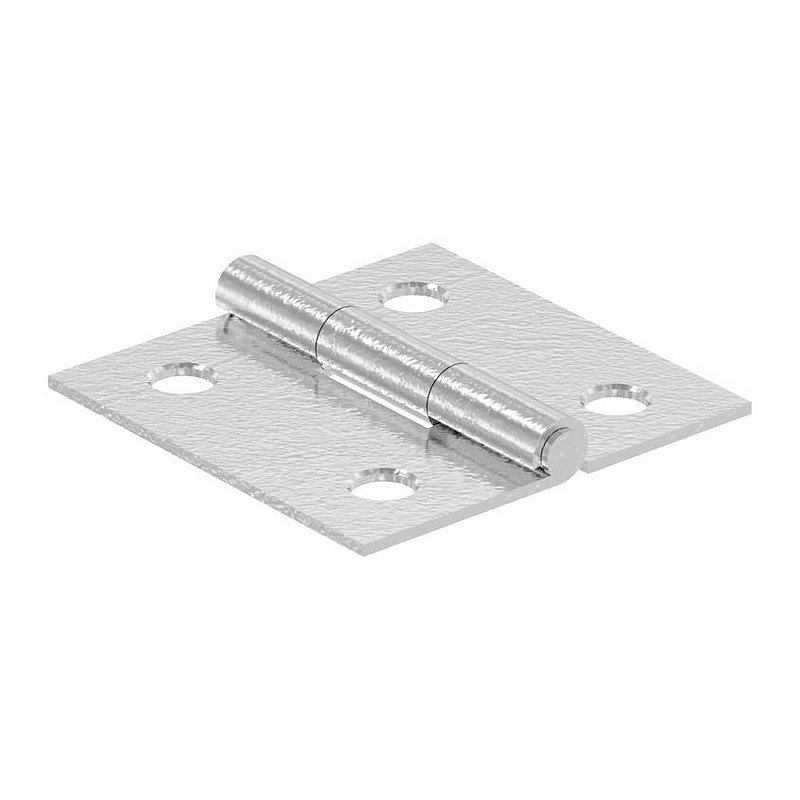 Edelstahl-Scharnier 30x30mm mit festem Zapfen