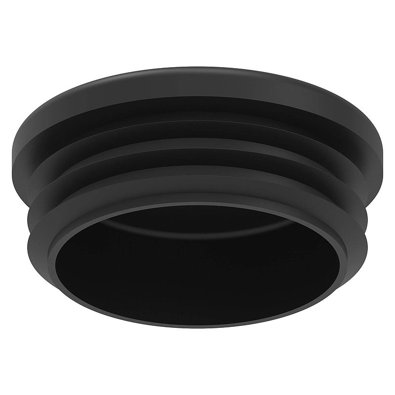 Plastic end cap for round tube 48.3 mm