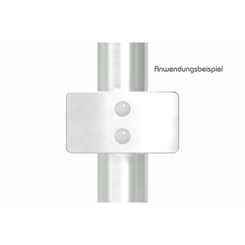 Sichtschutz Mittelglasklemme Mod. 26, V2A