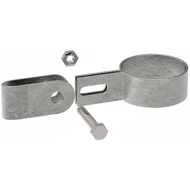 Halter einseitig, für Rohr Ø 42,4mm