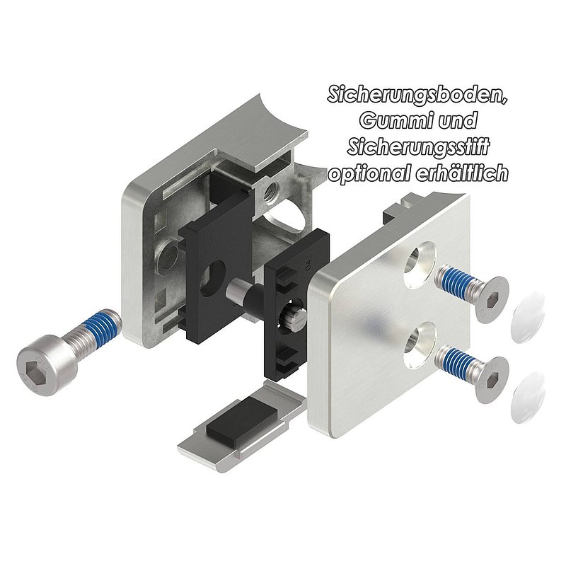 Glass clamp Mod. 31, connection: 33.7mm, VA effect